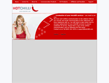 Tablet Screenshot of hotchilli.co.uk